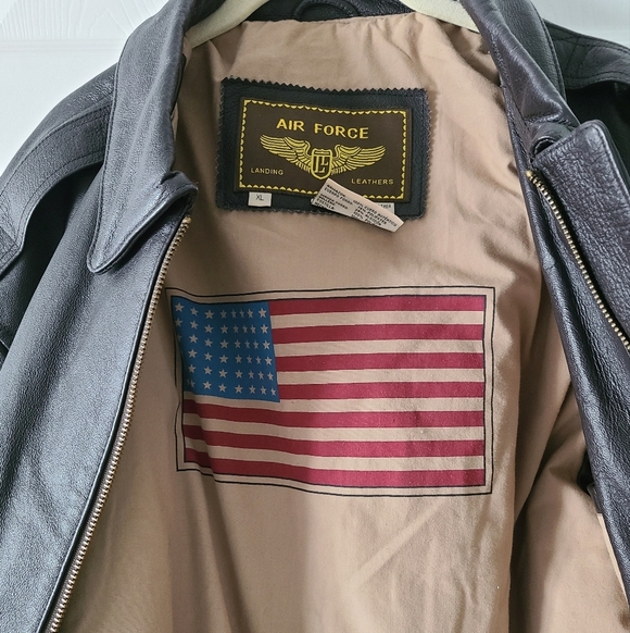 Landing Leathers Air Force Bomber Jacket - Picture 6 of 9